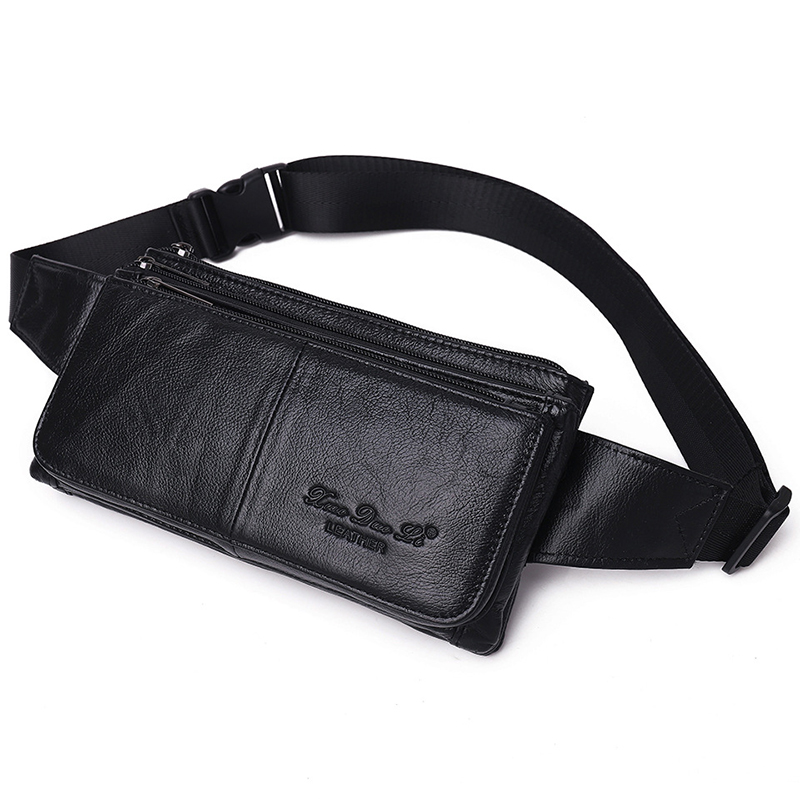 Leatherwork Belt - 남성 허리 가방 벨트 힙백 지갑