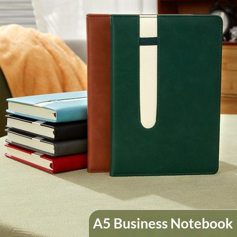 A5 B5 노트북 PU 가죽 노트북 펜 홀더 루프 포함 - Leatherwork Journal 리뷰 및 가격
