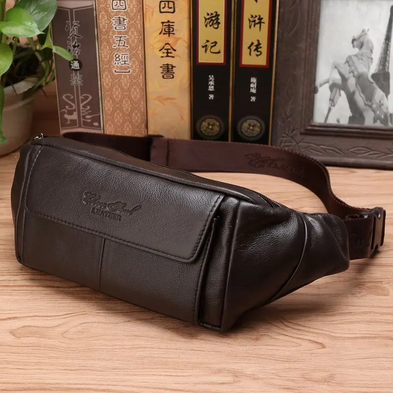 남성용 천연 가죽 벨트 웨이스트 팩 백 힙 멀티퍼포즈  - Leatherwork Belt 리뷰 및 가격