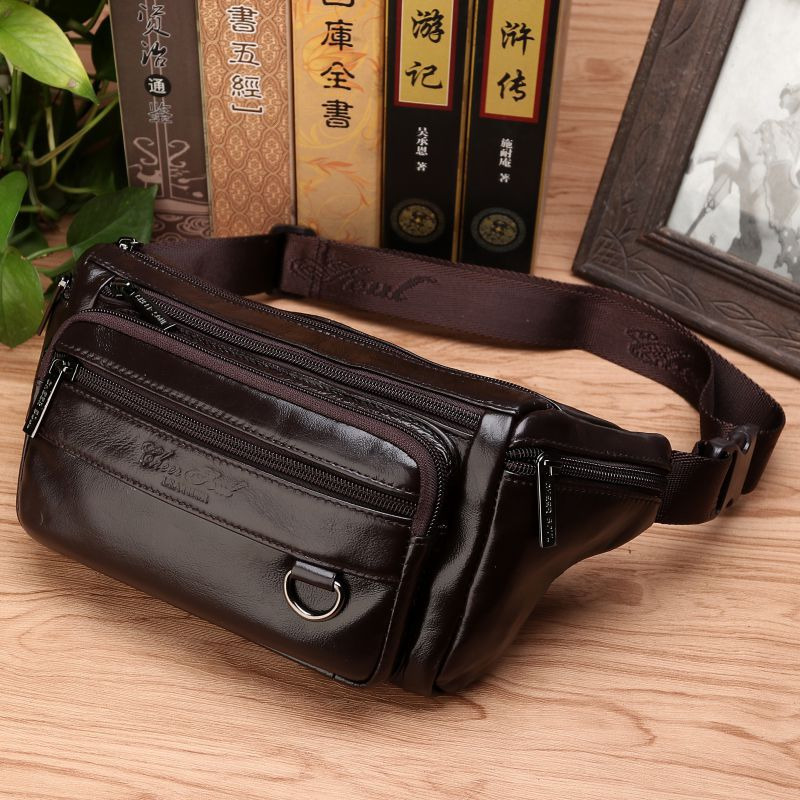 남성 허리 화니 가방 슬링 가슴 가방 정품 가죽 캐주얼 - Leatherwork Belt 리뷰 및 가격