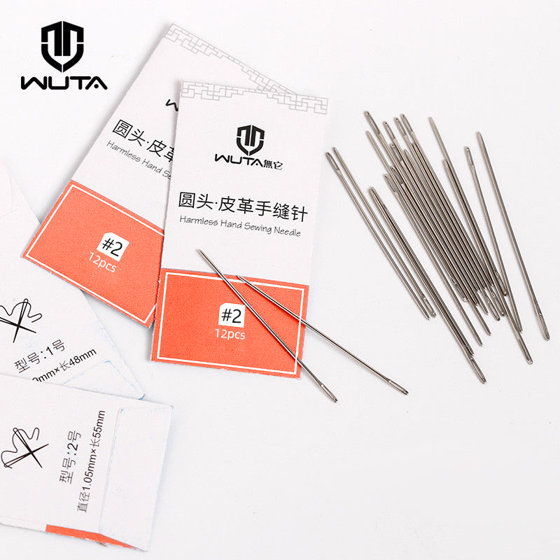 WUTA 24 Pcs 큰 눈 무딘 바느질 바늘 하네스  - Leather Needle Harness 리뷰 및 가격