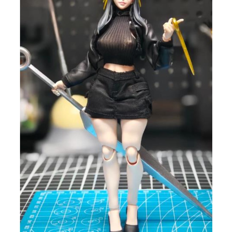 1/12 스케일 여성 액션 피규어 짧은 PU 가죽 자켓 - Leatherwork Products 리뷰 및 가격