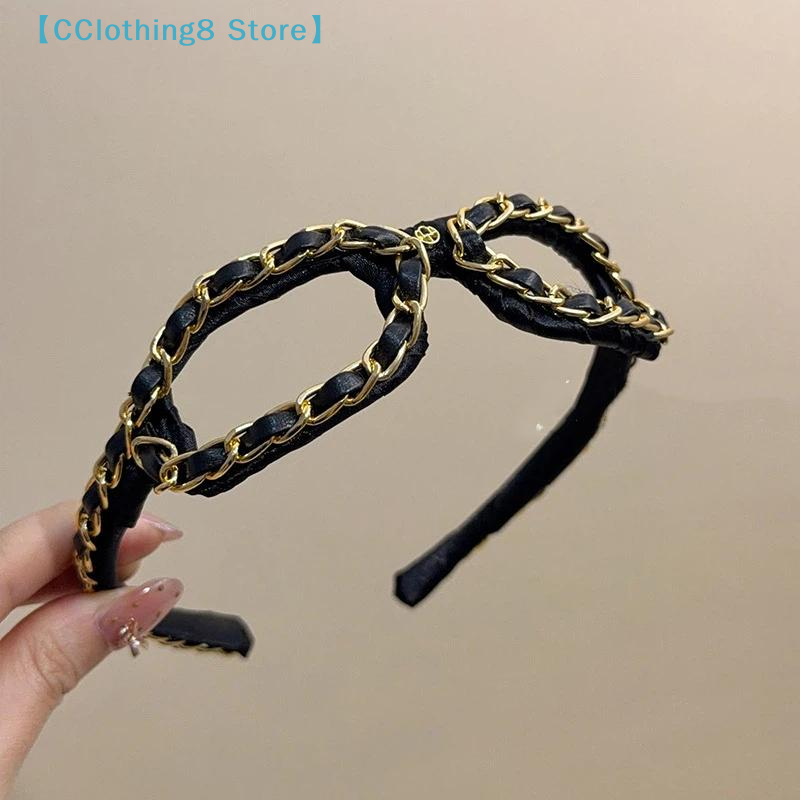 빈티지 체인 가죽 머리띠 속이 빈 선글라스 모양 헤어  - Leatherwork Rings 리뷰 및 가격