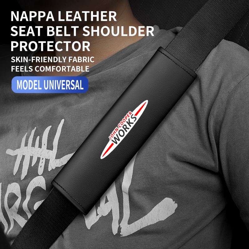 2PC 가죽 자동차 안전벨트 어깨 보호대 커버 안전벨트 - Leather Works Near Me 리뷰 및 가격