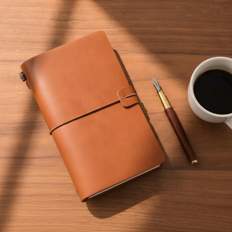 빈티지 PU 가죽 리필 가능 노트북 소프트 커버 루즈  - Leatherwork Journal 리뷰 및 가격